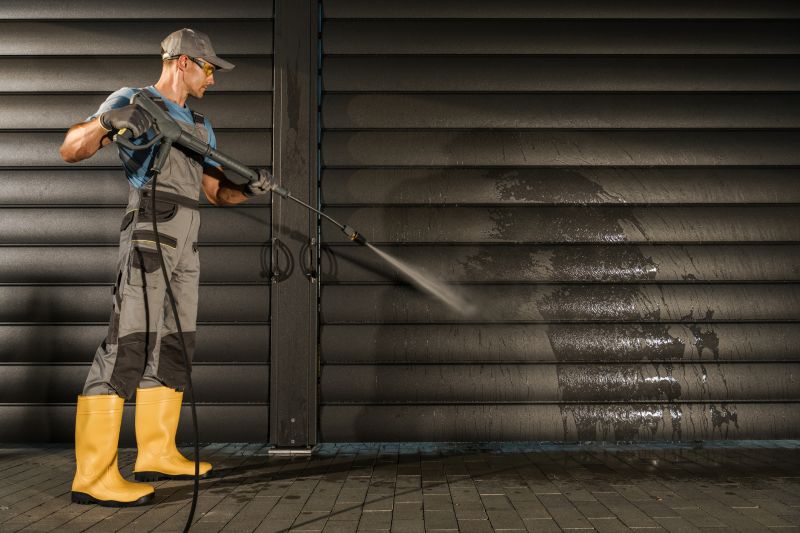 Garage Floor Powerwashing